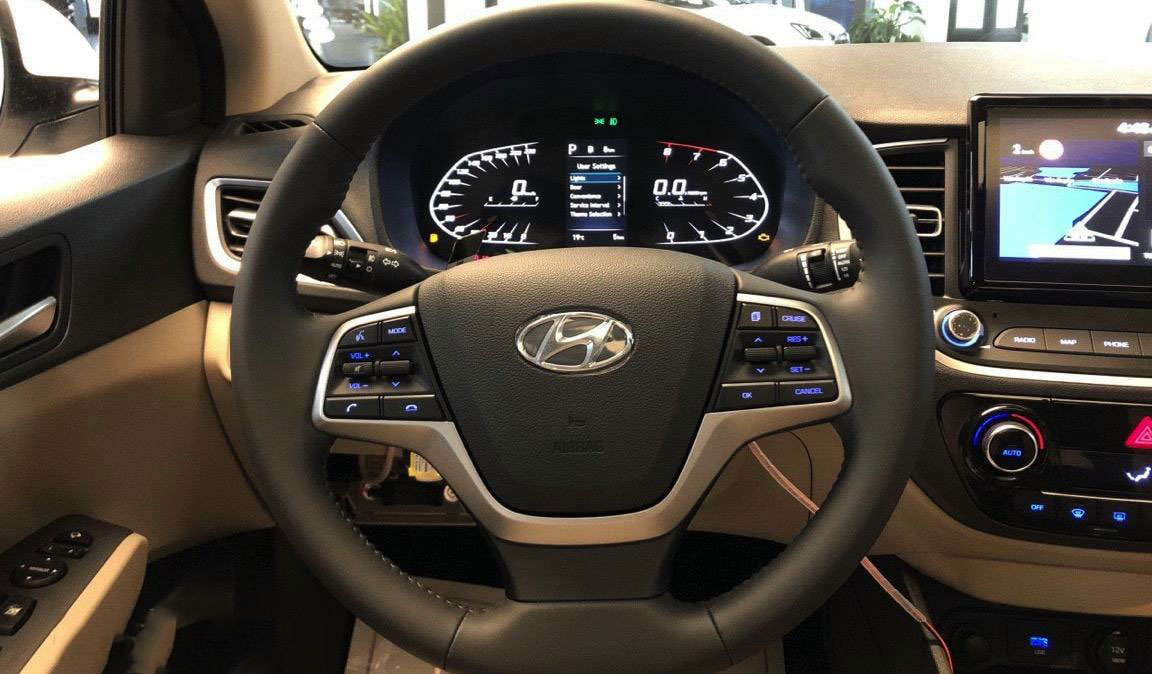Nội thất ô tô Hyundai Accent 2021